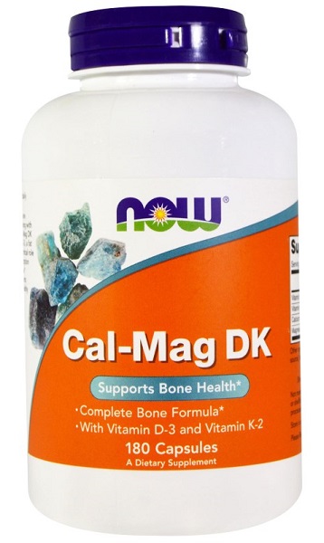 Cal-Mag +D, 180 капс Now