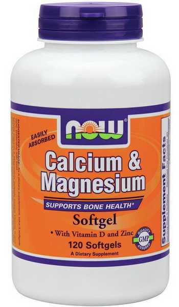 Cal-Mag +D, 120 капс Now