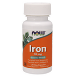 Iron 18mg, 120 капс Now