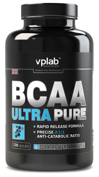 BCAA ultra pure, 120 капс. VPl